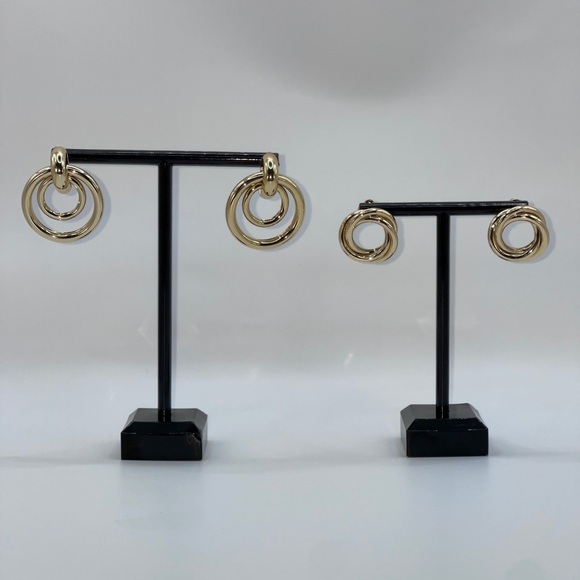 Gold Hoop Earrings - Picture 2 of 5
